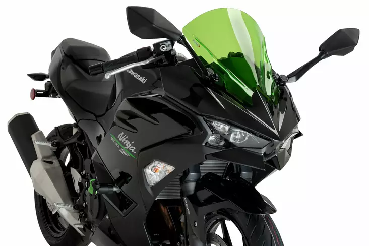 Puig Z-Racing Screen Kawasaki Ninja 500 Se 24' C/Green - Duell MP varaosat ja tarvikkeet - 95205 - 1
