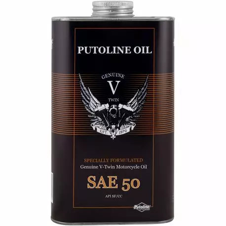 Putoline Genuine V-Twin SAE 50- 1L (6) - Duell öljyt ja muut nesteet - 62055 - 1