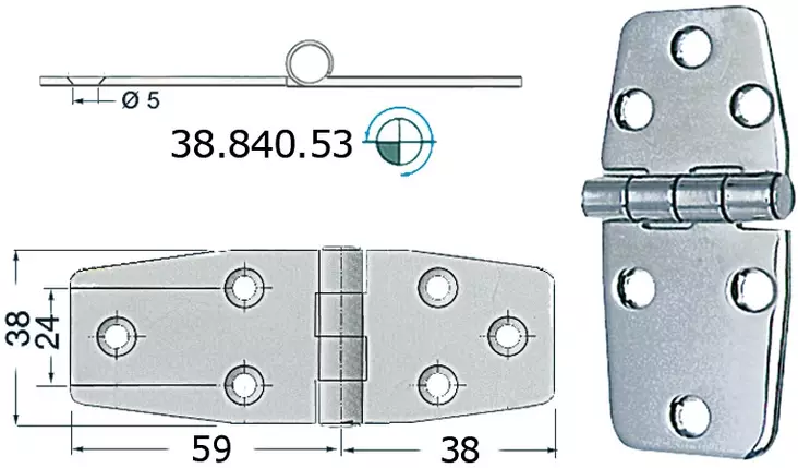 S.S Sarana 97x38 mm - Duell venetarvikkeet - 5165 - 1
