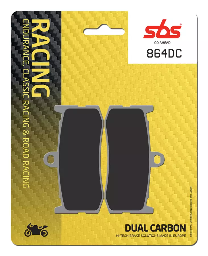 Sbs Jarrupalat Dual Carbon - Duell MP varaosat ja tarvikkeet - 122935 - 1