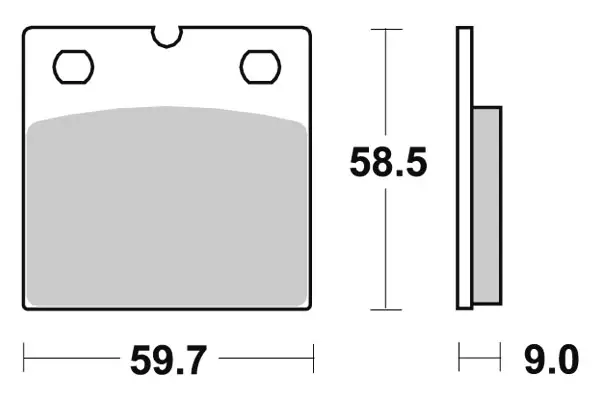 Sbs Jarrupalat Sintered - Duell MP varaosat ja tarvikkeet - 123485 - 1