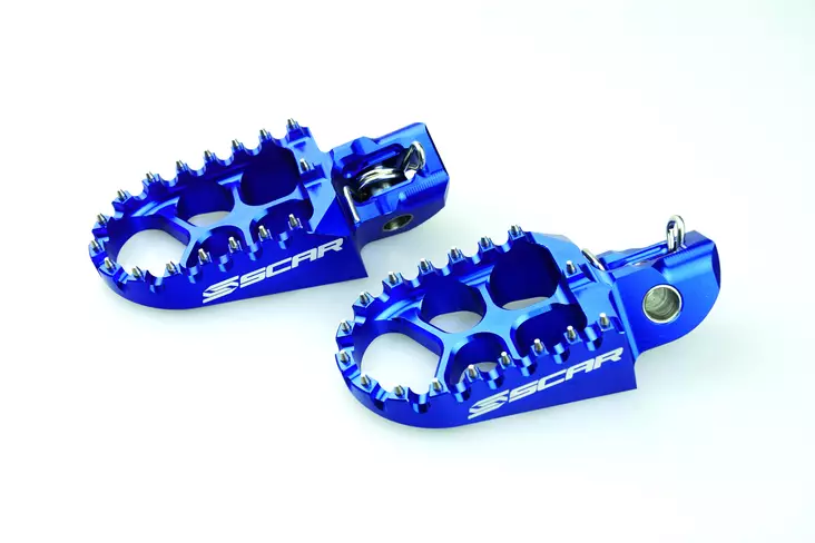 Scar Evolution Footpegs -Ktm/Husq. SX/F 16-22 EXC/F 17-23 SX85 18-24 Blue - Duell MP varaosat ja tarvikkeet - 76075 - 1