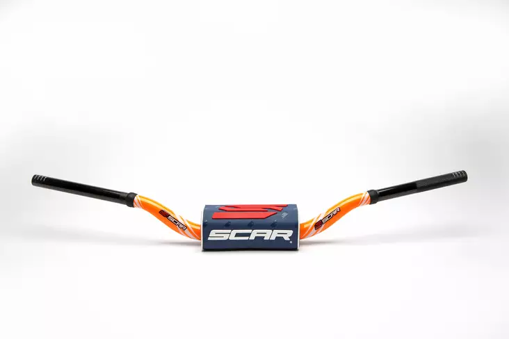 Scar Handlebar O² COLOR Ø28,6 (1 1/8”) - KTM 85SX - ORANGE Bar - DARK BLUE Bar - Duell MP varaosat ja tarvikkeet - 76005 - 1
