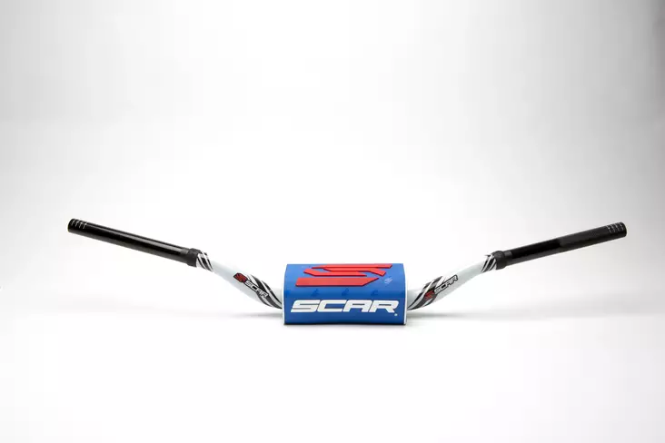 Scar Handlebar O² COLOR Ø28,6 (1 1/8”) - Yamaha YZ/YZF - WHITE Bar - BLUE Bar p - Duell MP varaosat ja tarvikkeet - 75725 - 1