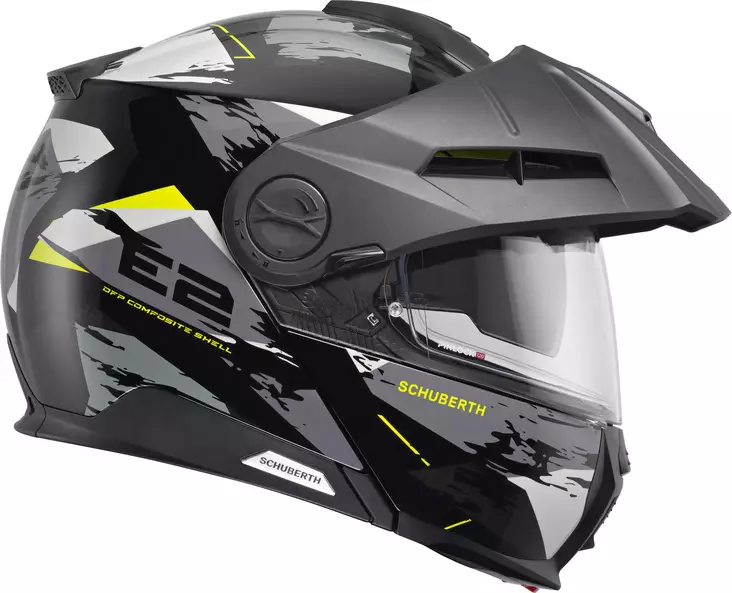 Schuberth Kypärä E2 Trail Keltainen, 59 L - Duell ajovarusteet - 66025 - 1
