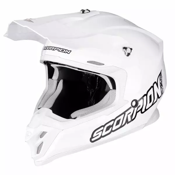 SCORPION Crossikypärä VX-16 EVO AIR Solid valkoinen, M - Duell ajovarusteet - 50135 - 1