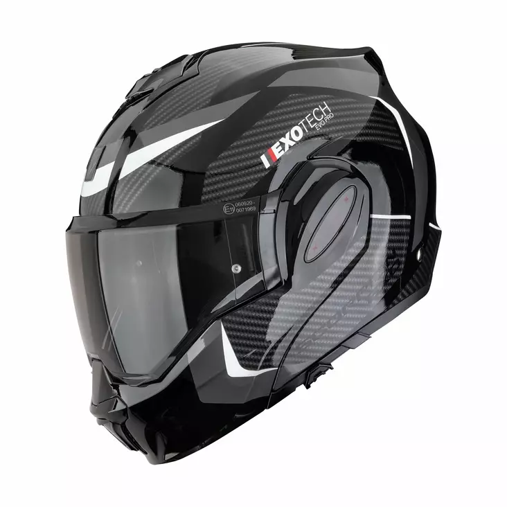 SCORPION Helmet EXO-TECH EVO PRO ACUTI Black-Silver, S - Duell ajovarusteet - 49605 - 1