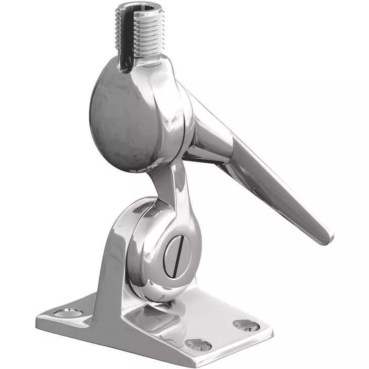 Shakespeare 5187 sleek stainless steel ratchet mount - Duell venetarvikkeet - 138095 - 1