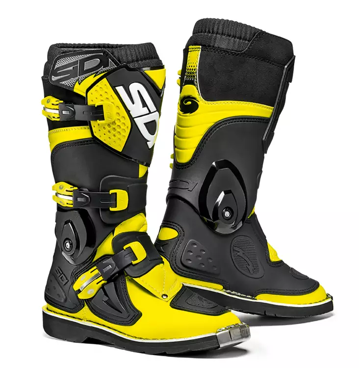 Sidi MX Saapas Flame Junior, fluo kelta/musta 37 - Duell ajovarusteet - 47755 - 1