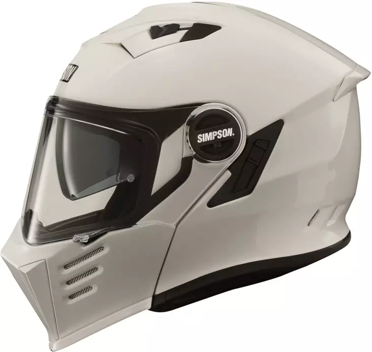SIMPSON Kypärä Darksome 06 solid valkoinen, XL - Duell ajovarusteet - 54125 - 1