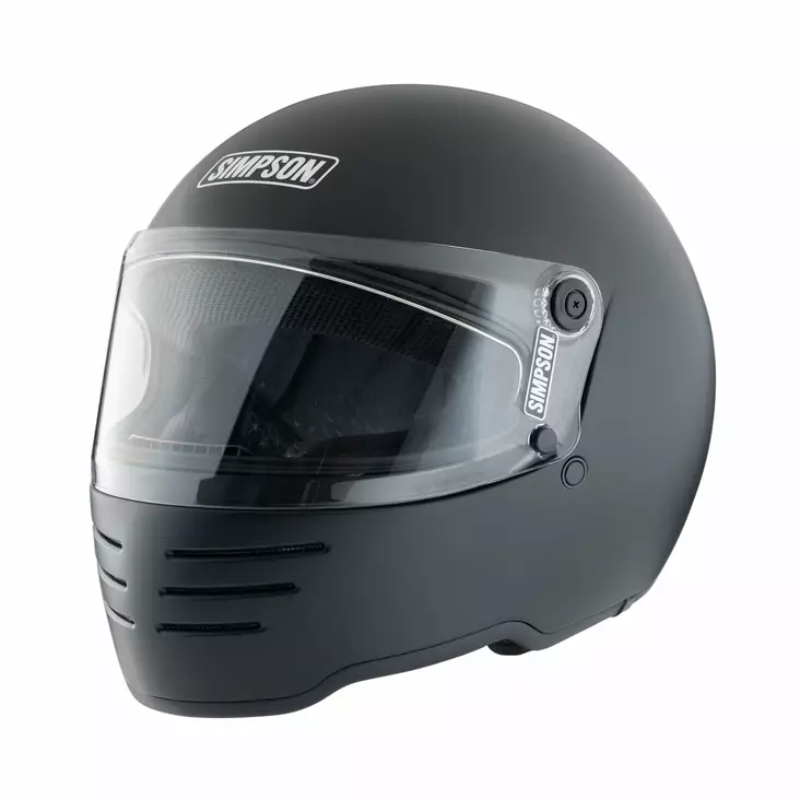 SIMPSON Kypärä M62 Solid Mattamusta, L - Duell ajovarusteet - 55005 - 1