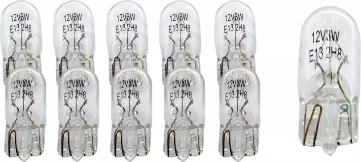 Solero Polttimo 12V 3W 10.3X26.8mm LASI - Duell muut varaosat ja tarvikkeet - 136795 - 1
