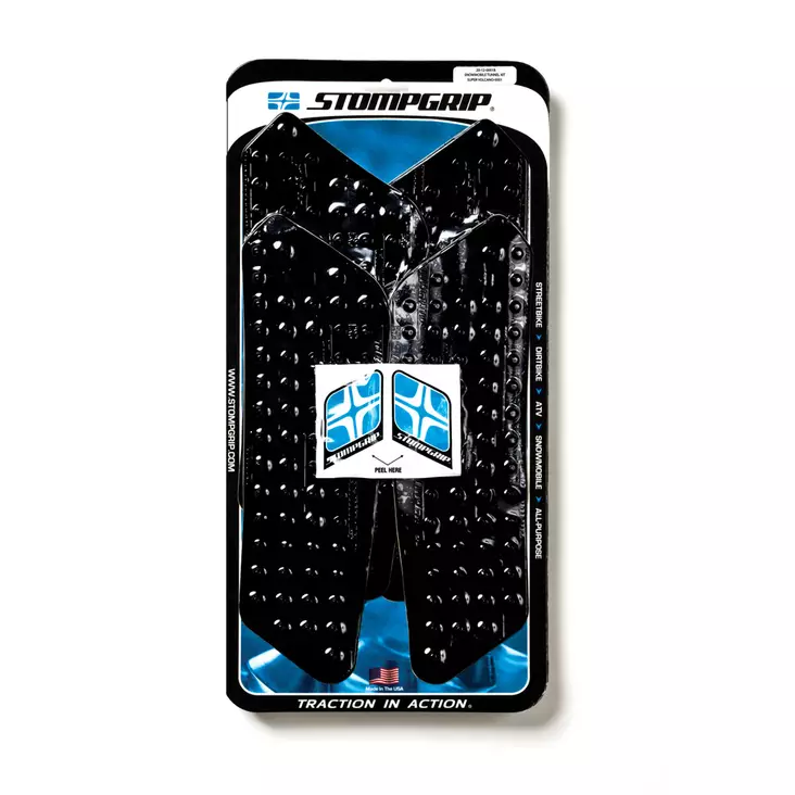 Stompgrip Snowmobile Tunnel Grip - Super Volcano : Black - Duell MP varaosat ja tarvikkeet - 116655 - 1