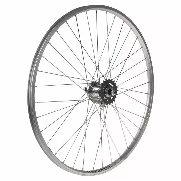 Takapyörä 20" 20-406 VELOSTEEL 1v. Alex Z1000. 1-pohja. alumiini - Duell polkupyörien varaosat ja tarvikkeet - 59055 - 1