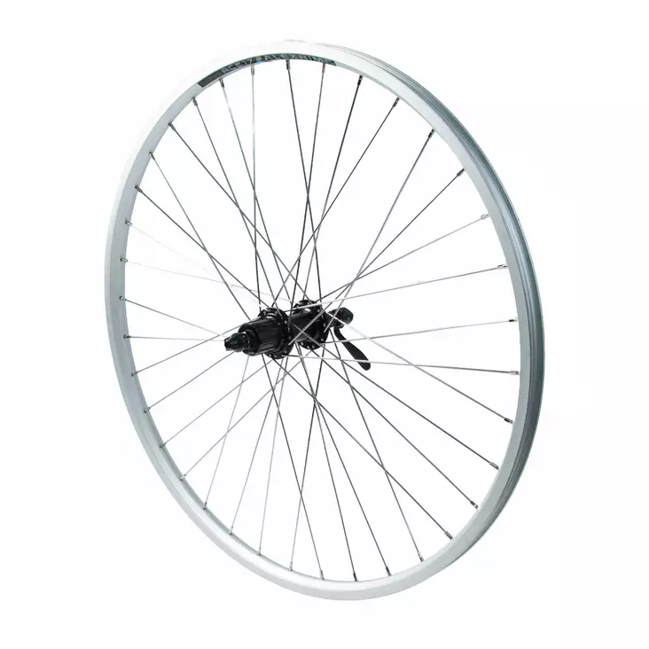Takapyörä 28" 18-622 SHIMANO RM30 7v pikalinkku. Alex DM18. 2-pohja. alumiini - Duell polkupyörien varaosat ja tarvikkeet - 58975 - 1