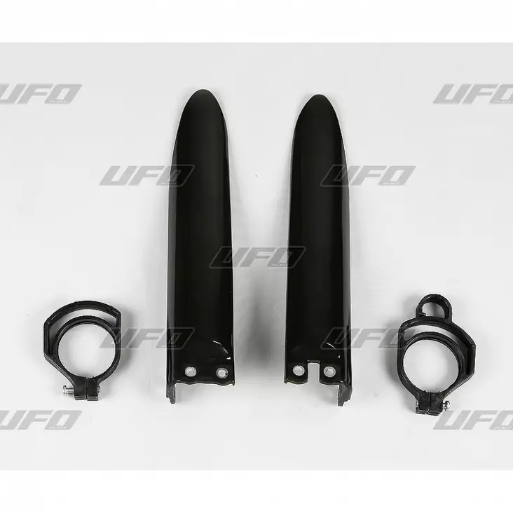 UFO Etuhaarukan suojat KX80/85 98-13 Musta 001 - Duell MP varaosat ja tarvikkeet - 48845 - 1