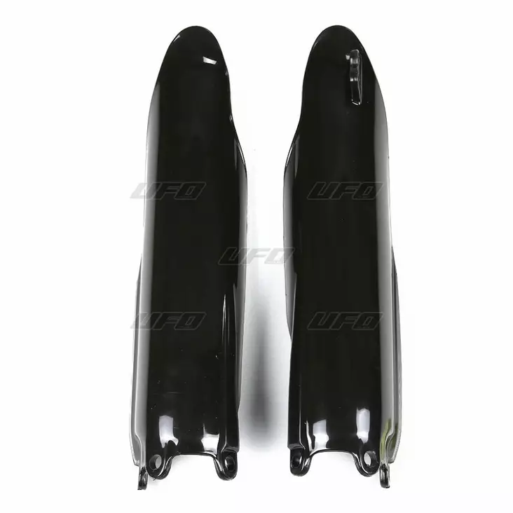 UFO Etuhaarukan suojat YZ125/250 08-21 /YZ250/450F 08-09 Musta 001 - Duell MP varaosat ja tarvikkeet - 48695 - 1