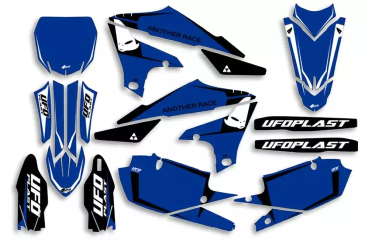 UFO Graphic Kit YZ250F 19-23 YZ450F 18-22Tecna Blue - Duell MP varaosat ja tarvikkeet - 47685 - 1