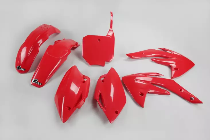 UFO Plastkit 5-delar Röd CRF150 07- - Duell MP varaosat ja tarvikkeet - 48645 - 1