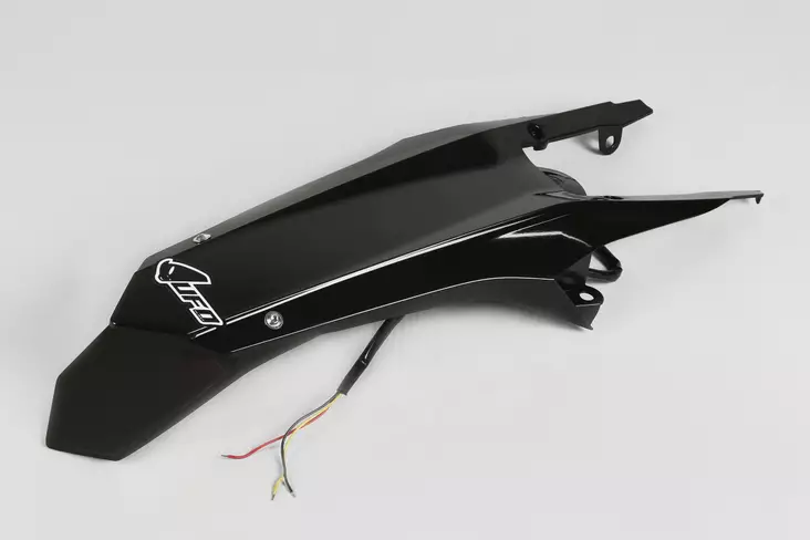 UFO Rear Fender Enduro LED HVA TE/FE 125-501 2014-16 Musta 001 - Duell MP varaosat ja tarvikkeet - 48395 - 1