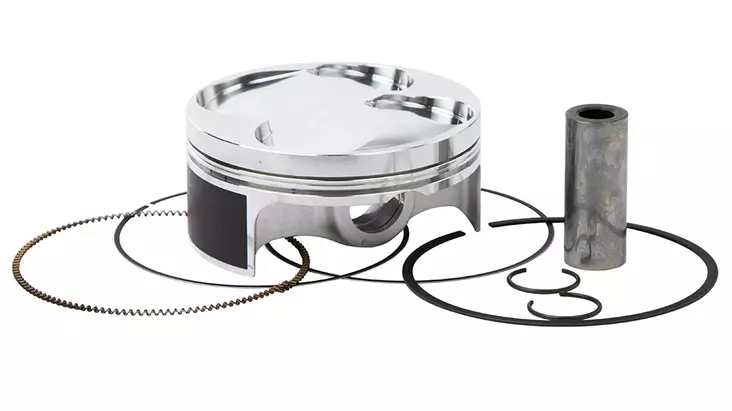 Vertex Piston kit KA KX250F Compr 13.3:1 2004-06 76.98mm - Duell MP varaosat ja tarvikkeet - 78855 - 1