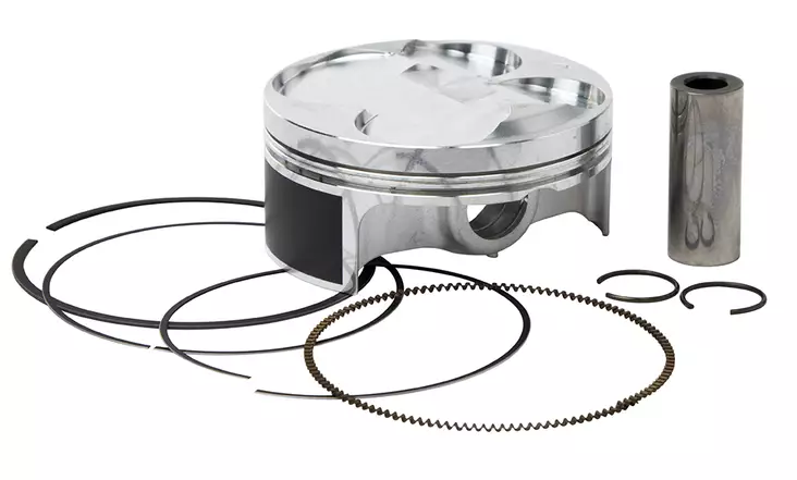 Vertex Piston kit KA KX250F Compr 13.9:1 2008-09 76.96mm - Duell MP varaosat ja tarvikkeet - 78835 - 1