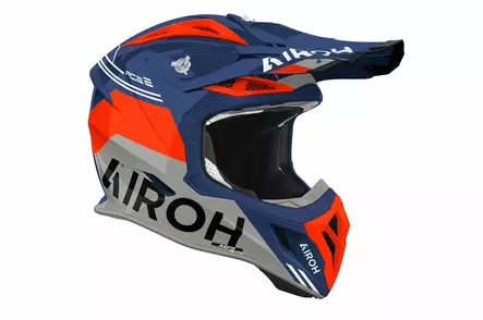 Airoh Kypärä Aviator Ace 2 Fury Sininen/Oranssi kiiltävä, S - Duell ajovarusteet - 60485 - 1