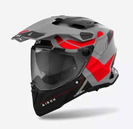 Airoh Kypärä Commander 2 Reveal Punainen Fluo Matta, L - Duell ajovarusteet - 60525 - 1