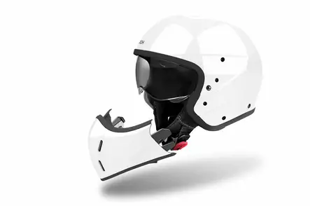 Airoh Kypärä J 110 Color White Gloss, L - Duell ajovarusteet - 61395 - 1