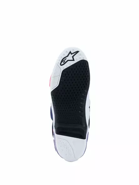Alpinestars Ajosaapas Tech 10 Valkoinen/Lila/Fluo Pinkki, 45.5 - Duell ajovarusteet - 39135 - 1