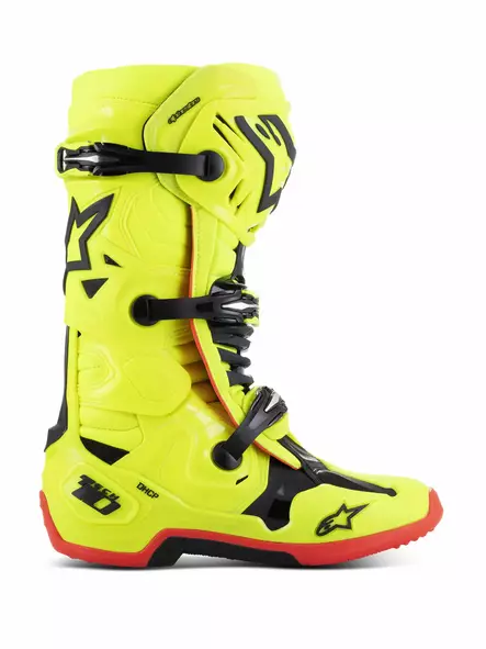 Alpinestars Saapas Tech 10 Fluo Yellow/ Black, 43 (9) - Duell ajovarusteet - 39245 - 1