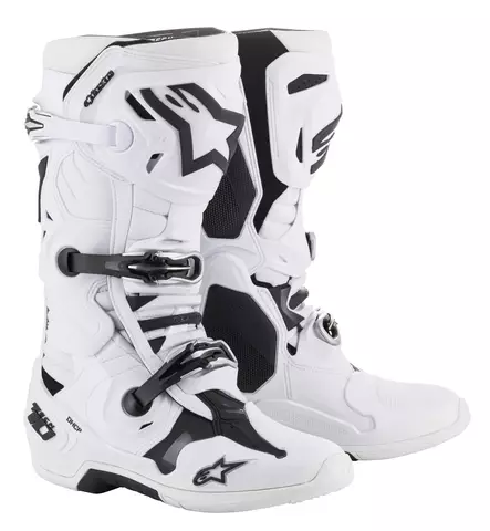 Alpinestars Saapas Tech 10 Valkoinen, 44.5 (10) - Duell ajovarusteet - 39835 - 1