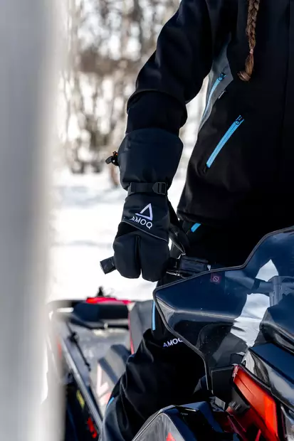 AMOQ Astral V2 Kelkkahanska Musta 2XL/12 - Duell ajovarusteet - 52085 - 1