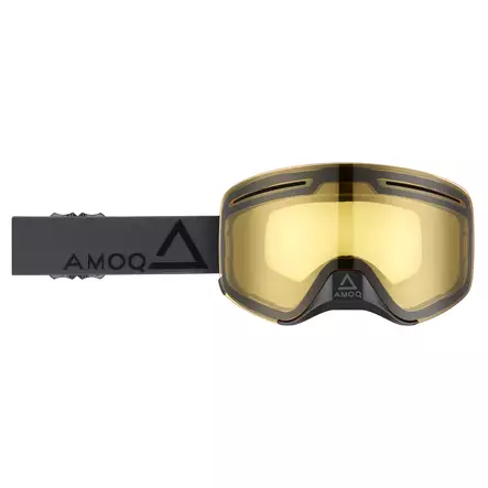 AMOQ Vision Vent+ Magnetic Ajolasit Tumman Harmaa-Musta - Keltainen - Duell ajovarusteet - 53015 - 1