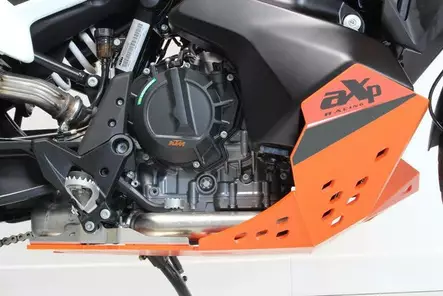 AXP Adventure Skid Plate HDPE 8mm Orange KTM 790/890 ADVENTURE/R - Duell MP varaosat ja tarvikkeet - 86495 - 1