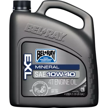 Bel-Ray EXL Mineral 4T 10W-40 4L - Duell öljyt ja muut nesteet - 62505 - 1