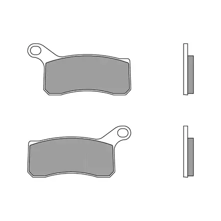 Brembo Jarrupalat Sintered Off-Road - Duell MP varaosat ja tarvikkeet - 122865 - 1