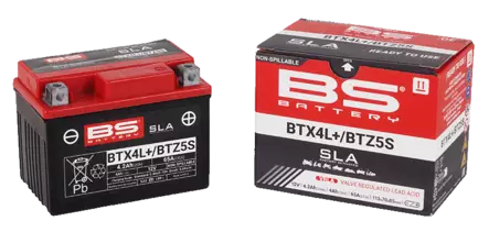 BS Battery BTX4L+/BTZ5S (FA) SLA - Sealed & Activated - Duell muut varaosat ja tarvikkeet - 131435 - 1