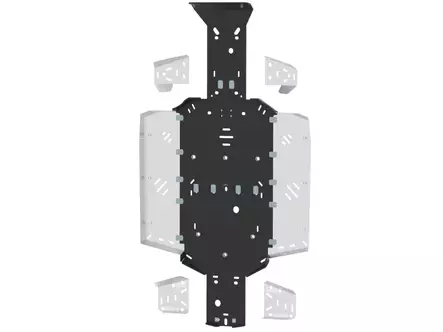 CFMOTO UFORCE 550/800 Sport R Alumiini+Muovi-combo pohjapanssarisarja - CFMOTO Pohjapanssarit - 155 - 1