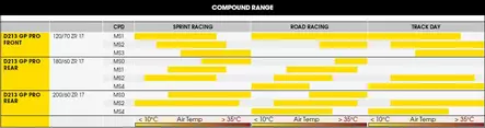 Dunlop D213 GP PRO 110/70R17 54H TL MS1 Fr. - Duell renkaat - 62995 - 1