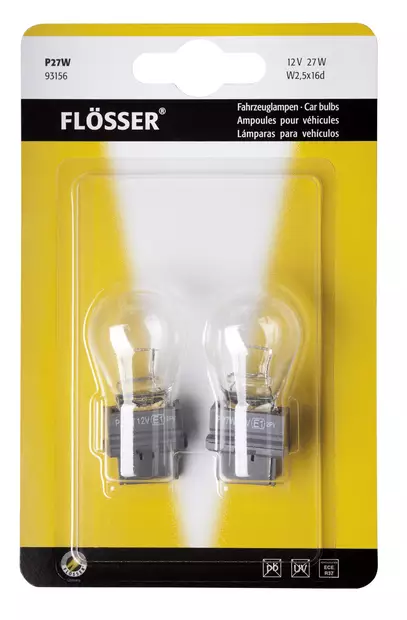 Flösser Polttimo 12V27W 2.5x16d P27W Blister Polaris - Duell muut varaosat ja tarvikkeet - 137075 - 1
