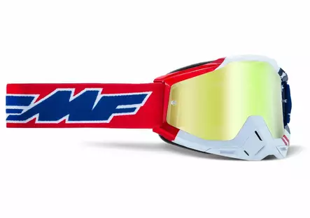 FMF POWERBOMB Goggle US of A - True Gold Linssi - Duell ajovarusteet - 140155 - 1