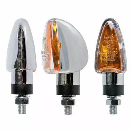 Forte Vilkut Mini Laser Kromi E-hyv. Pari p. 70mm - Duell mopojen varaosat ja tarvikkeet - 131735 - 1