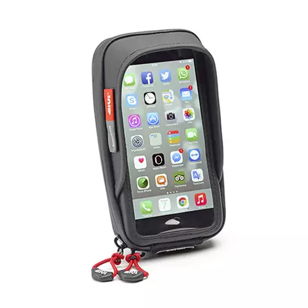 Givi älypuhelin/GPS tasku Iphone 8.7 Galaxy S6 ohjaustanko kiinnityksellä - Duell MP varaosat ja tarvikkeet - 104765 - 1