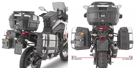 GIVI TUB.PANN.HOLDER YAMAHA TÈNÈRÈ - Duell MP varaosat ja tarvikkeet - 102765 - 1
