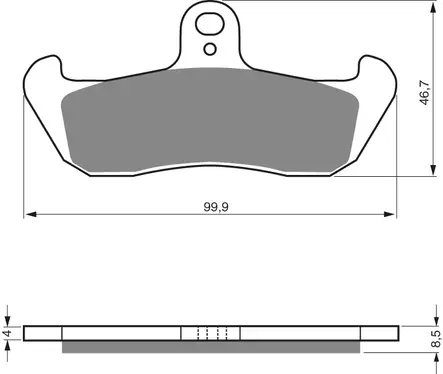 GOLDFREN Jarrupalat 006 Ceramic Carbon AD - Duell MP varaosat ja tarvikkeet - 68915 - 1