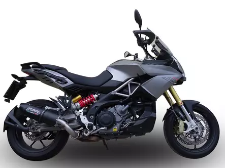 GPR Aprilia Caponord 1200 2013/15 EC-Approv. slip-on exhaust Furore Nero - Duell MP varaosat ja tarvikkeet - 112295 - 1
