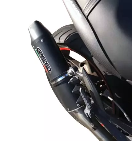 GPR Cagiva Raptor 1000 2000/03 Pair EC-Approv. slip-on exhaust Furore Nero - Duell MP varaosat ja tarvikkeet - 111565 - 1