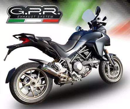 GPR Ducati Multistrada 1260 2018/20 e4 EC-Approv. slip-on exhaust M3 Titanium N - Duell MP varaosat ja tarvikkeet - 109645 - 1