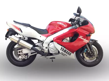 GPR Yamaha Yzf 1000 R ThunderACE 1996/03 EC-Approv. bolt-on silencer Inox Tondo - Duell MP varaosat ja tarvikkeet - 104775 - 1